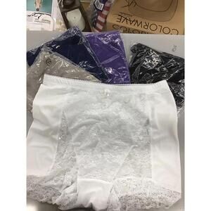 Rhonda shear pin up briefs size 3X 5pack new ruched lace from HSN